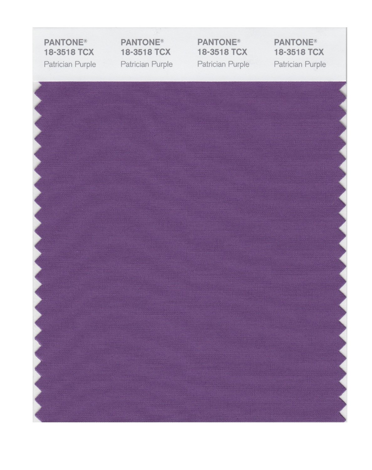 Pantone Cotton Swatch 18-3518 Patrician Purpl