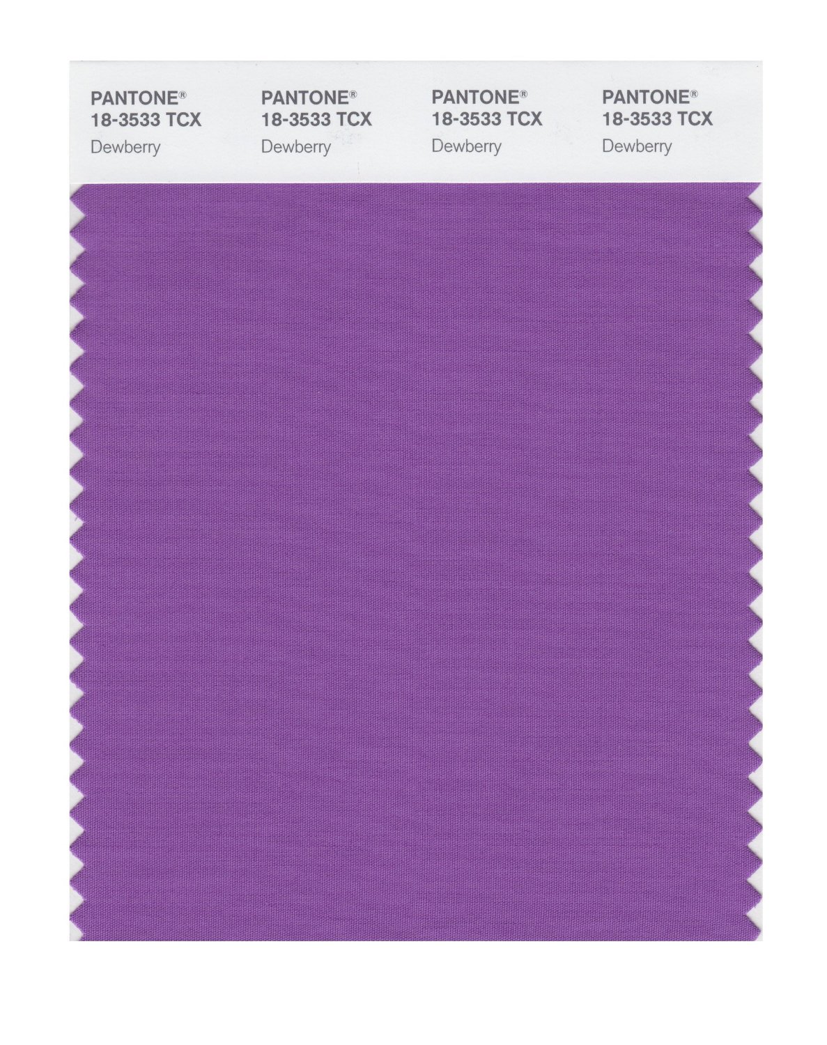 Pantone Cotton Swatch 18-3533 Dewberry