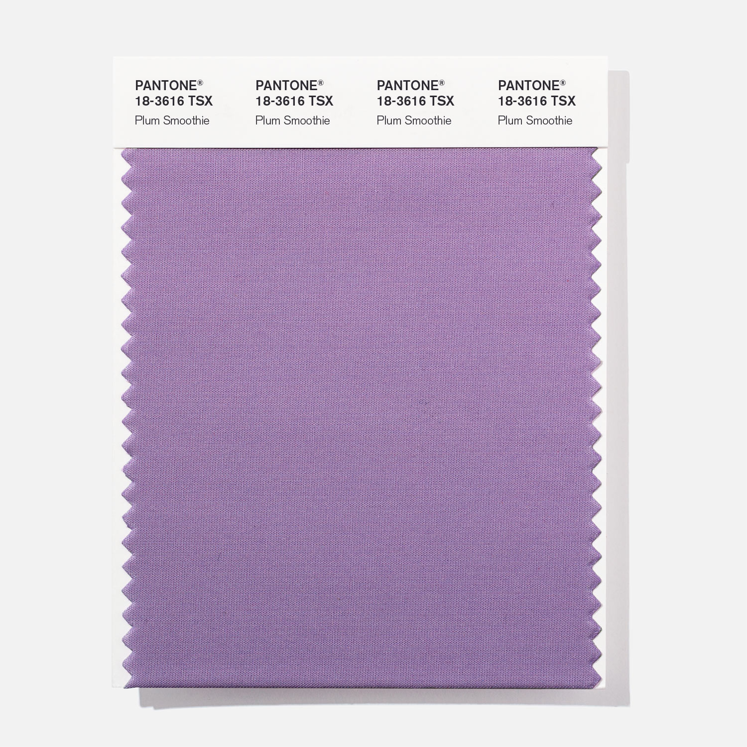 Pantone Polyester Swatch 18-3616 Plum Smoothi