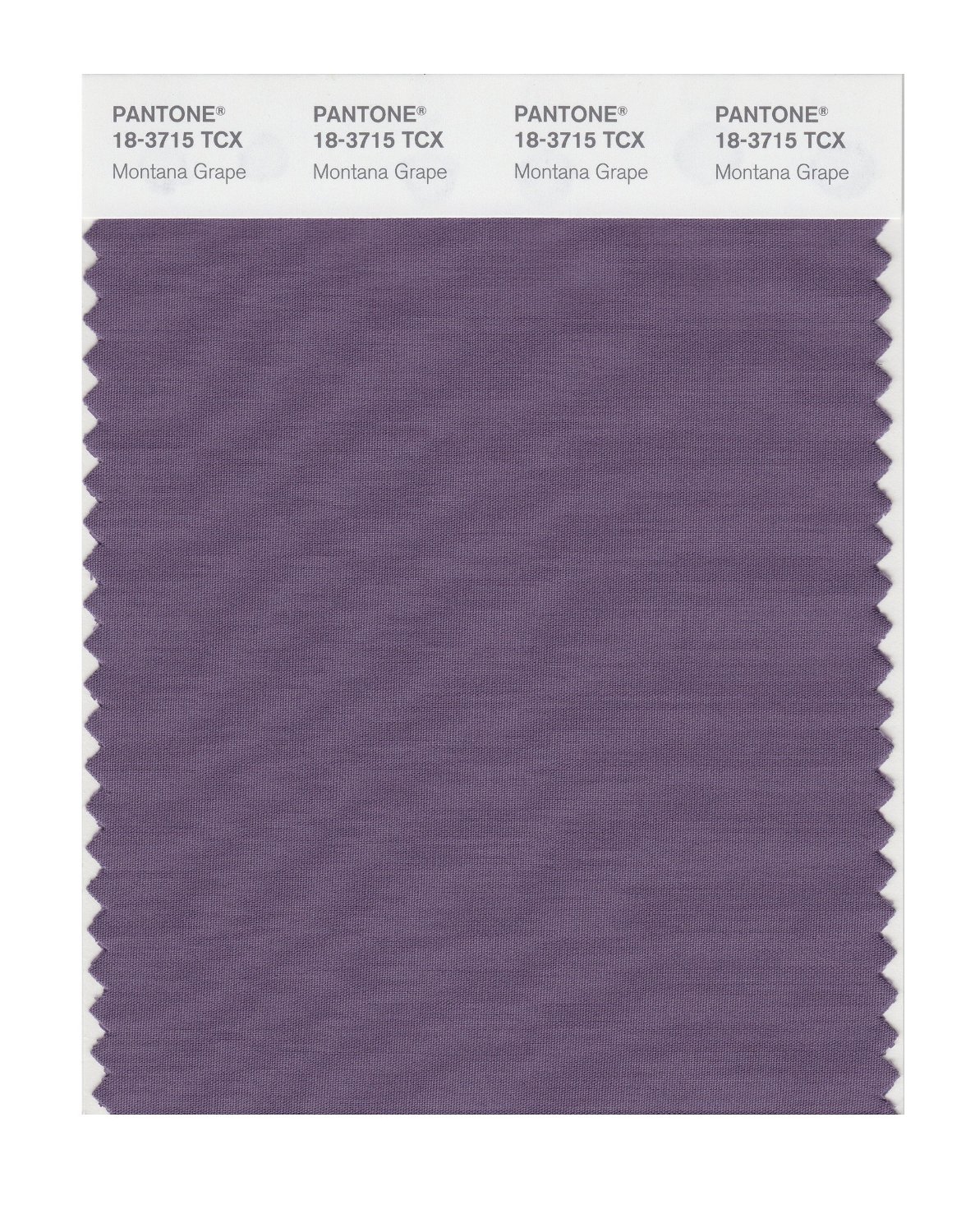 Pantone Cotton Swatch 18-3715 Montana Grape