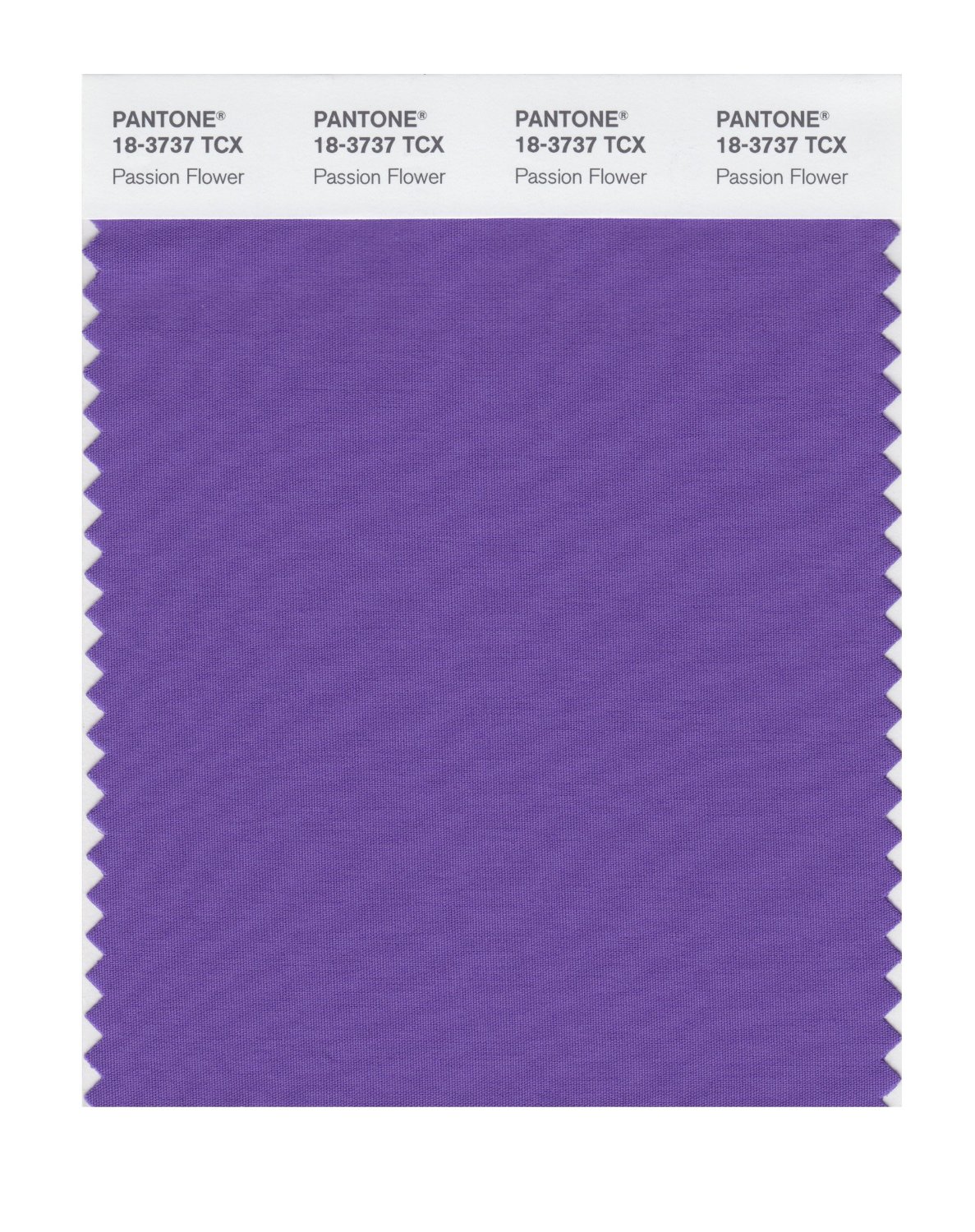 Pantone Cotton Swatch 18-3737 Passion Flower