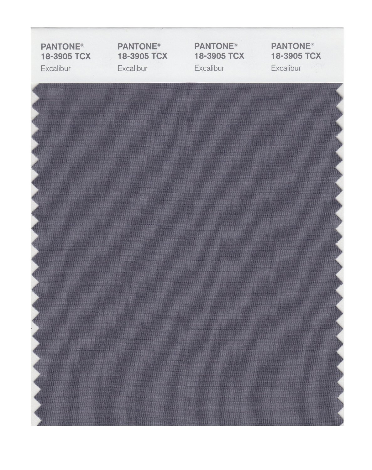 Pantone Cotton Swatch 18-3905 Excalibur