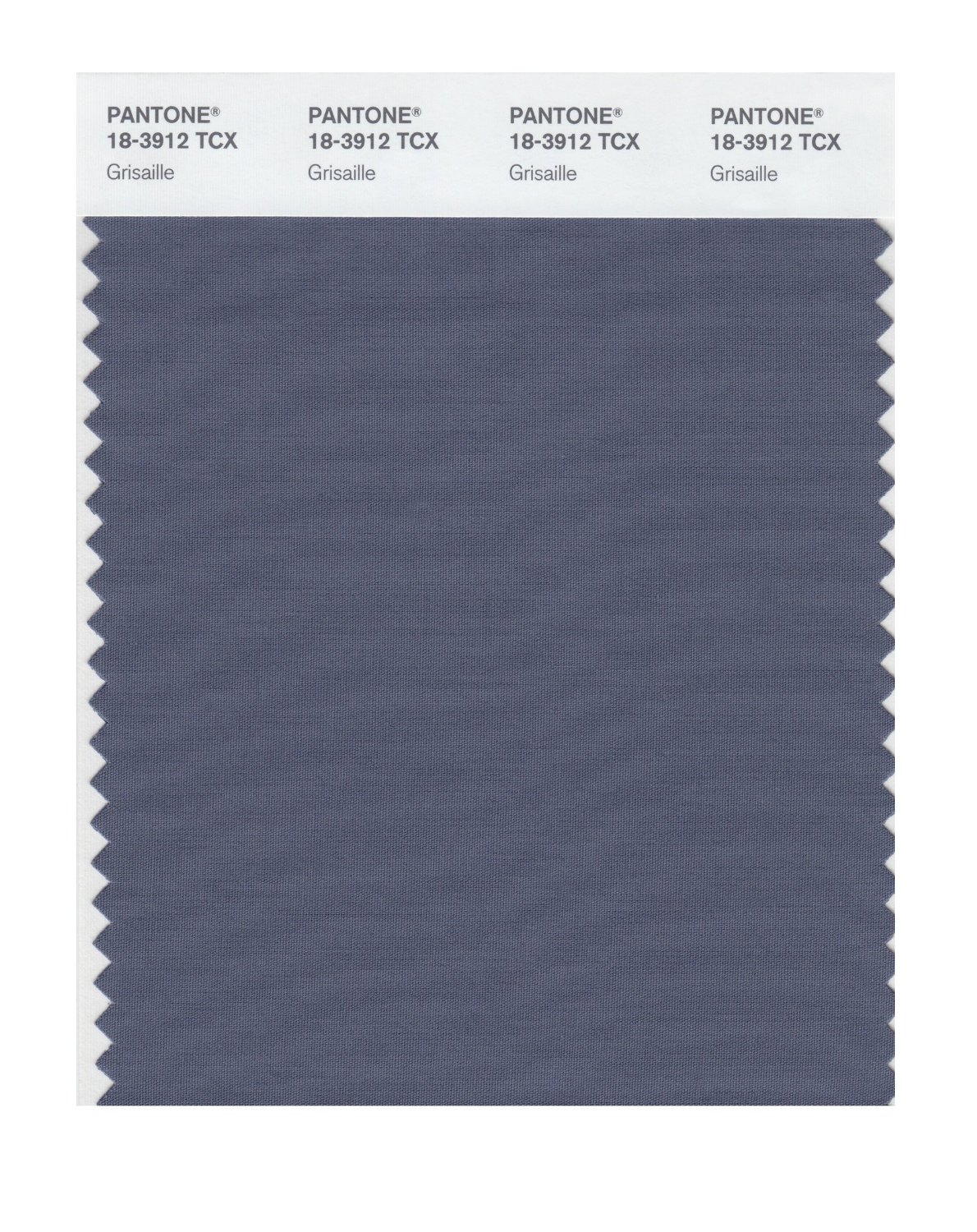 Pantone Cotton Swatch 18-3912 Grisaille