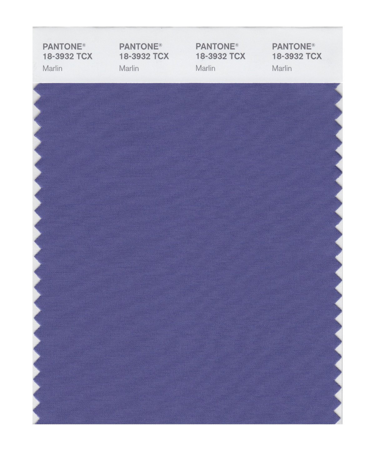 Pantone Cotton Swatch 18-3932 Marlin