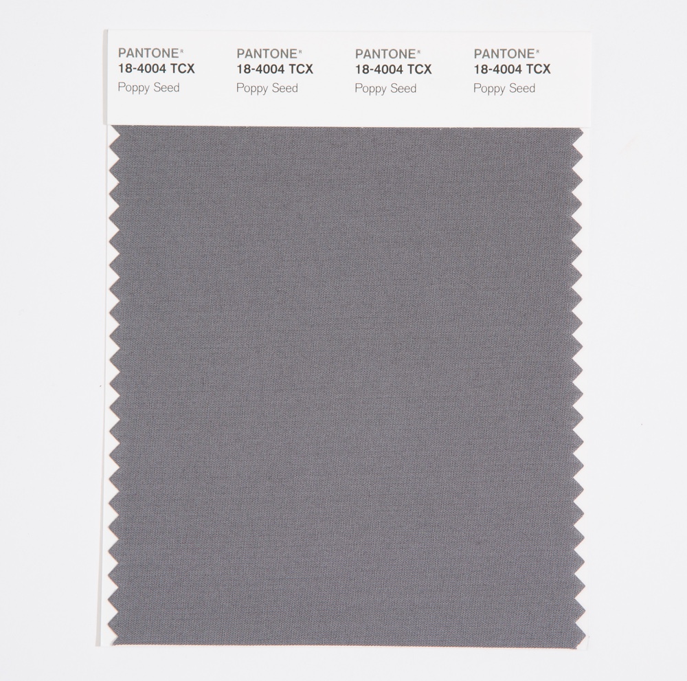 Pantone Cotton Swatch 18-4004 Poppy Seed