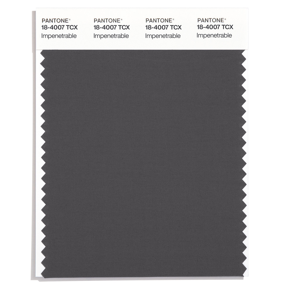 Pantone Polyester Swatch 18-4007 Gray Fluorit