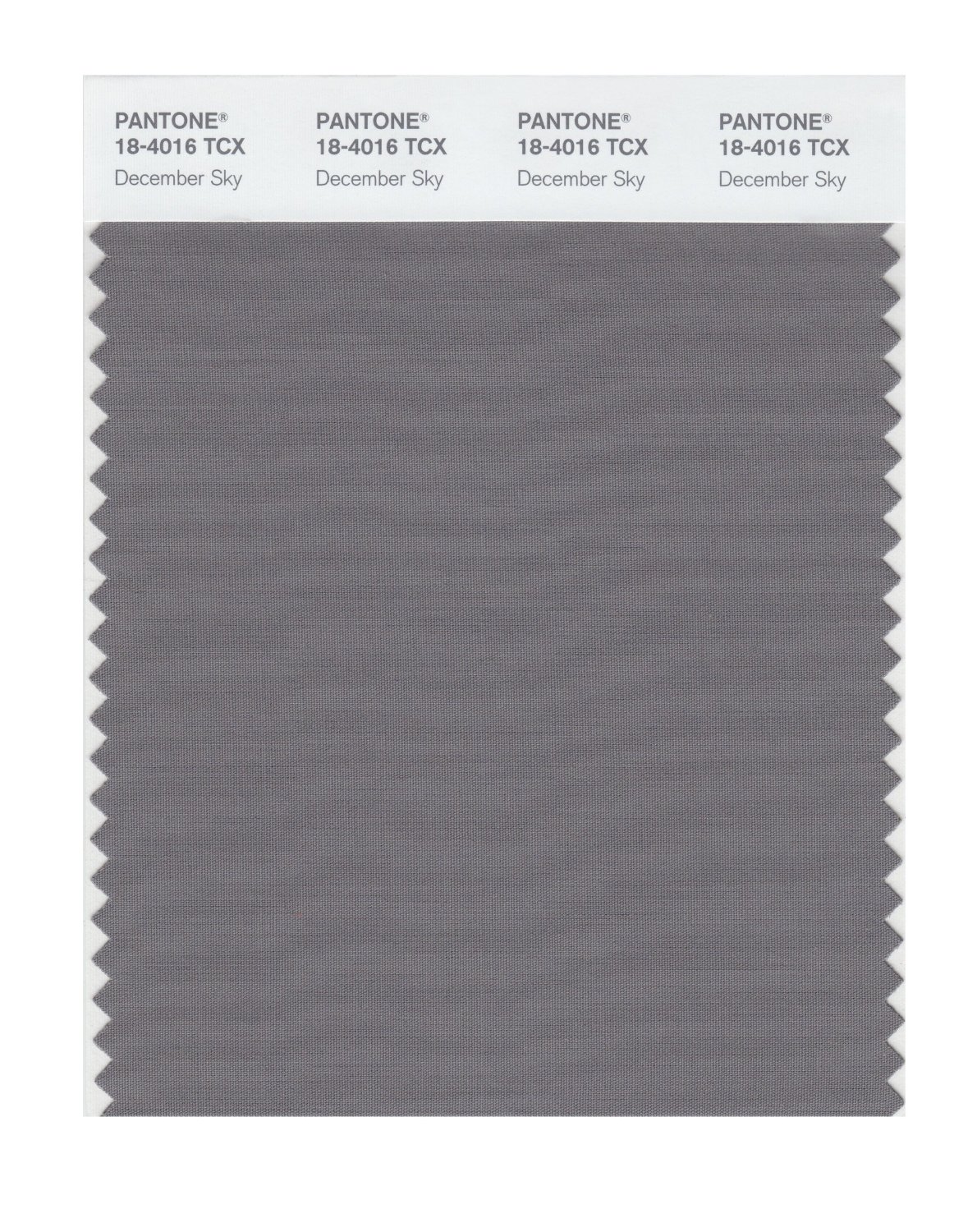 Pantone Cotton Swatch 18-4016 December Sky