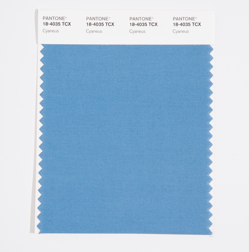 Pantone Cotton Swatch 18-4035 Cyaneus