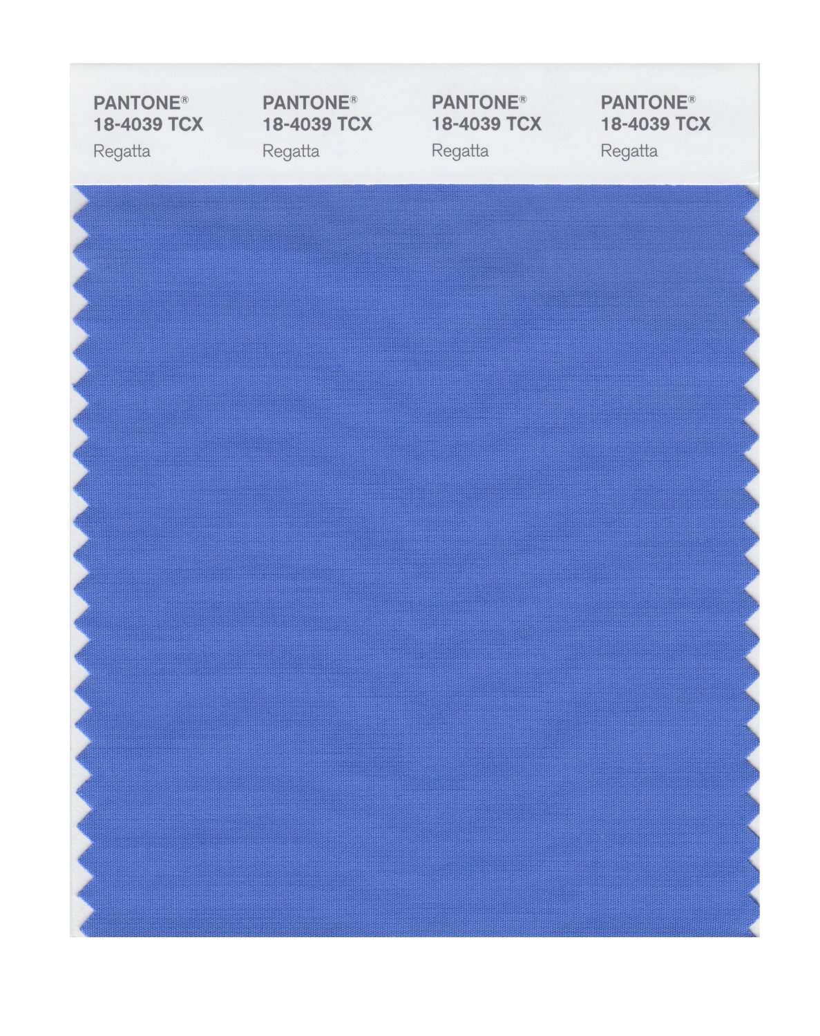 Pantone Cotton Swatch 18-4039 Regatta