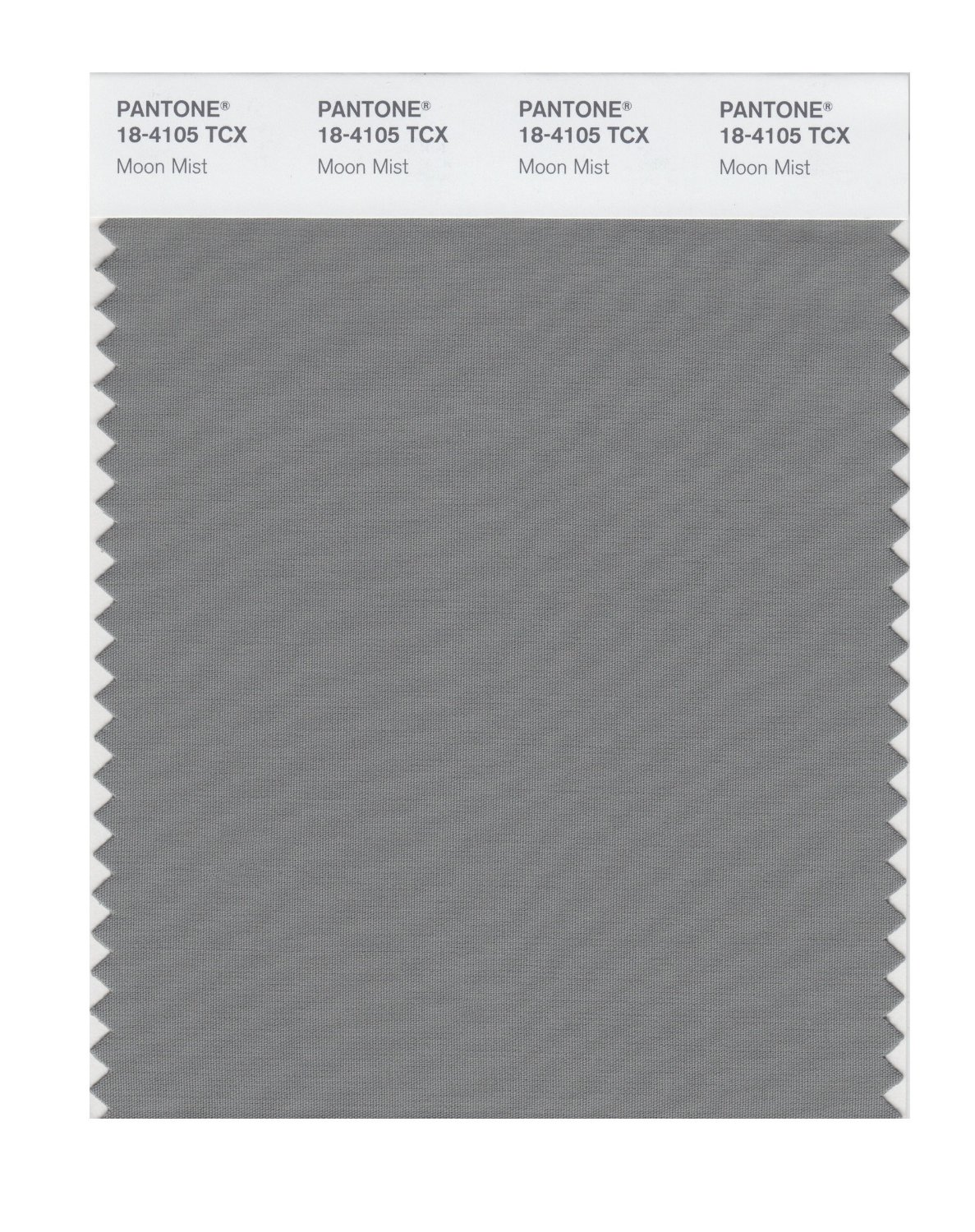 Pantone Cotton Swatch 18-4105 Moon Mist