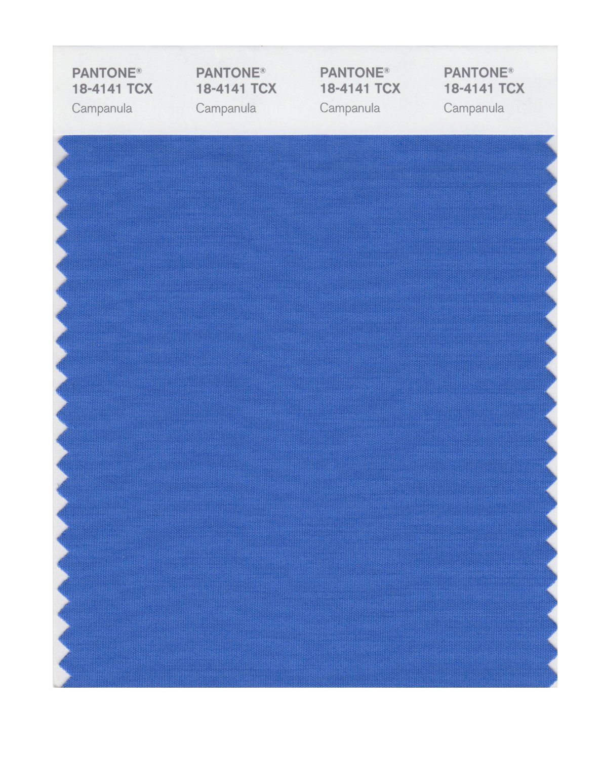 Pantone Cotton Swatch 18-4141 Campanula