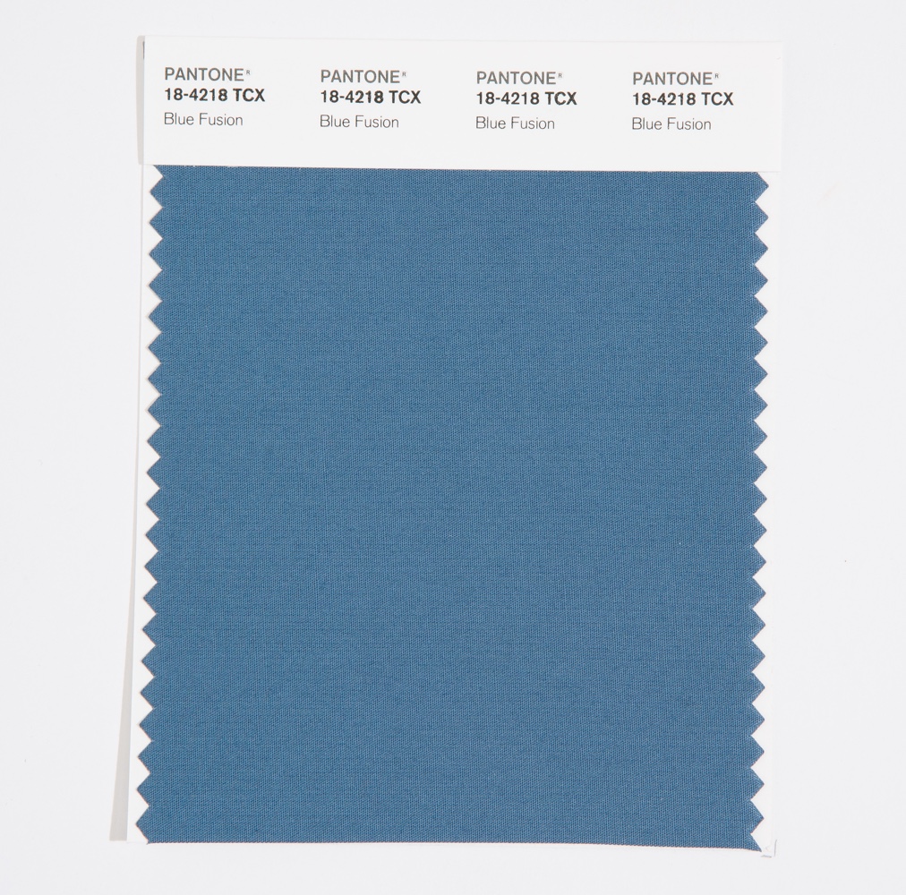 Pantone Cotton Swatch 18-4218 Blue Fusion