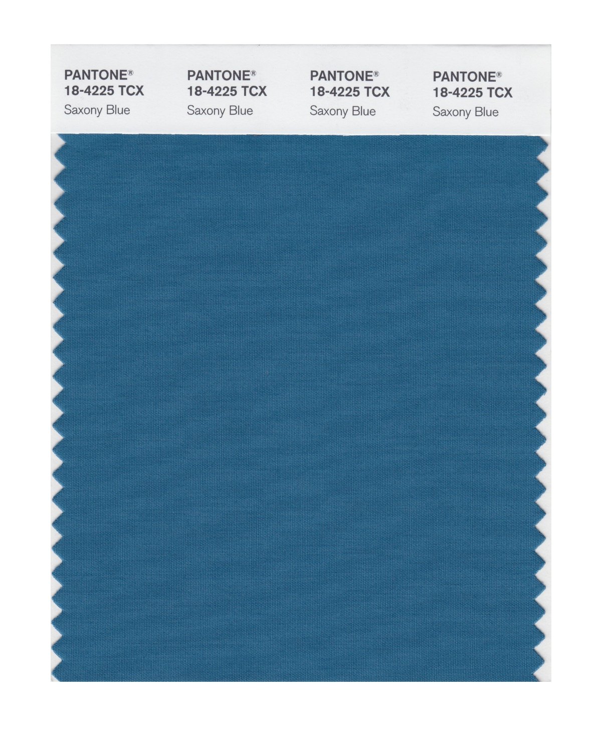 Pantone Cotton Swatch 18-4225 Saxony Blue