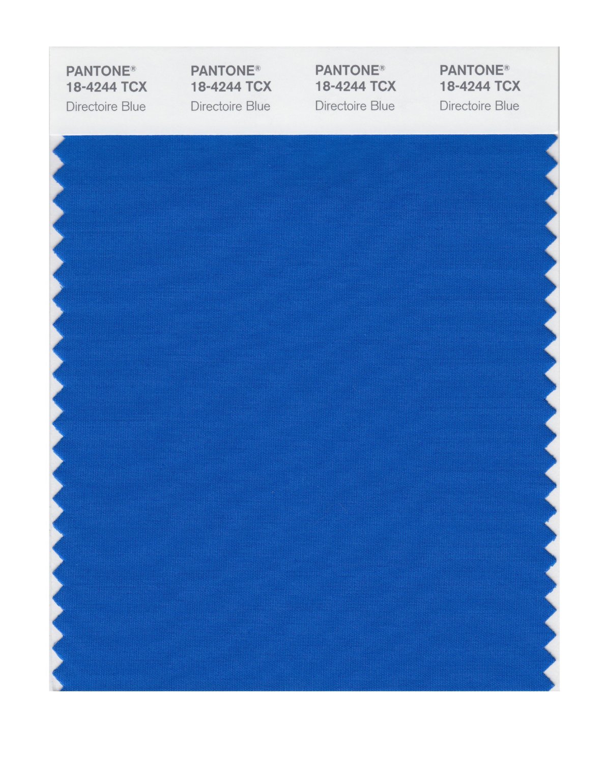 Pantone Cotton Swatch 18-4244 Directoire Blue