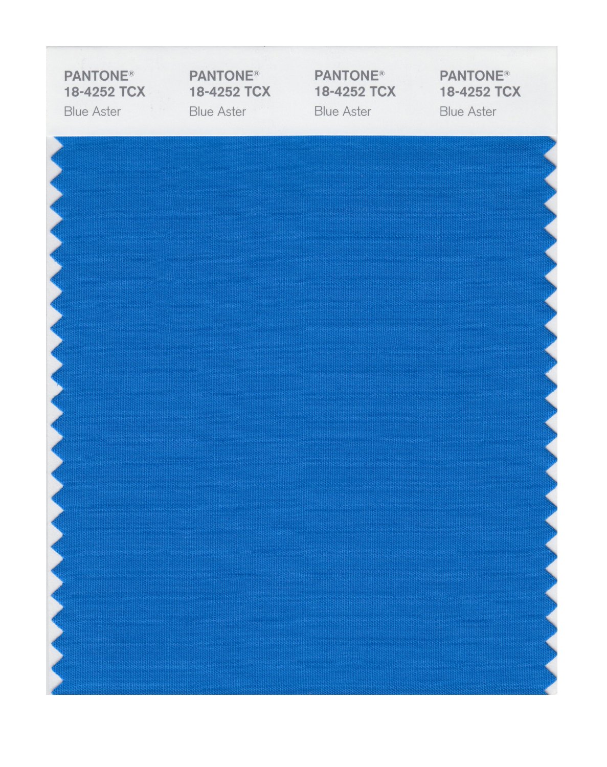 Pantone Cotton Swatch 18-4252 Blue Aster