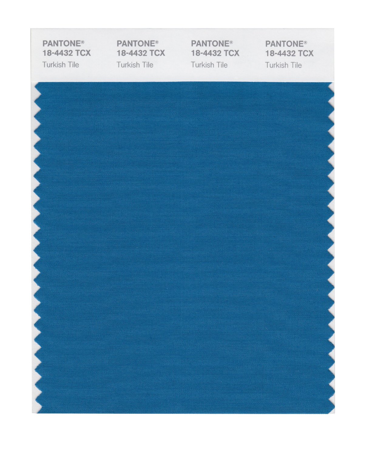 Pantone Cotton Swatch 18-4432 Turkish Tile