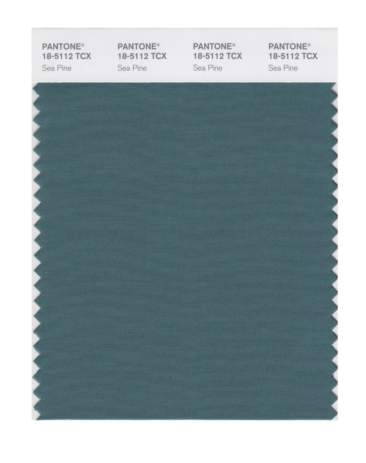 Pantone Cotton Swatch 18-5112 Sea Pine