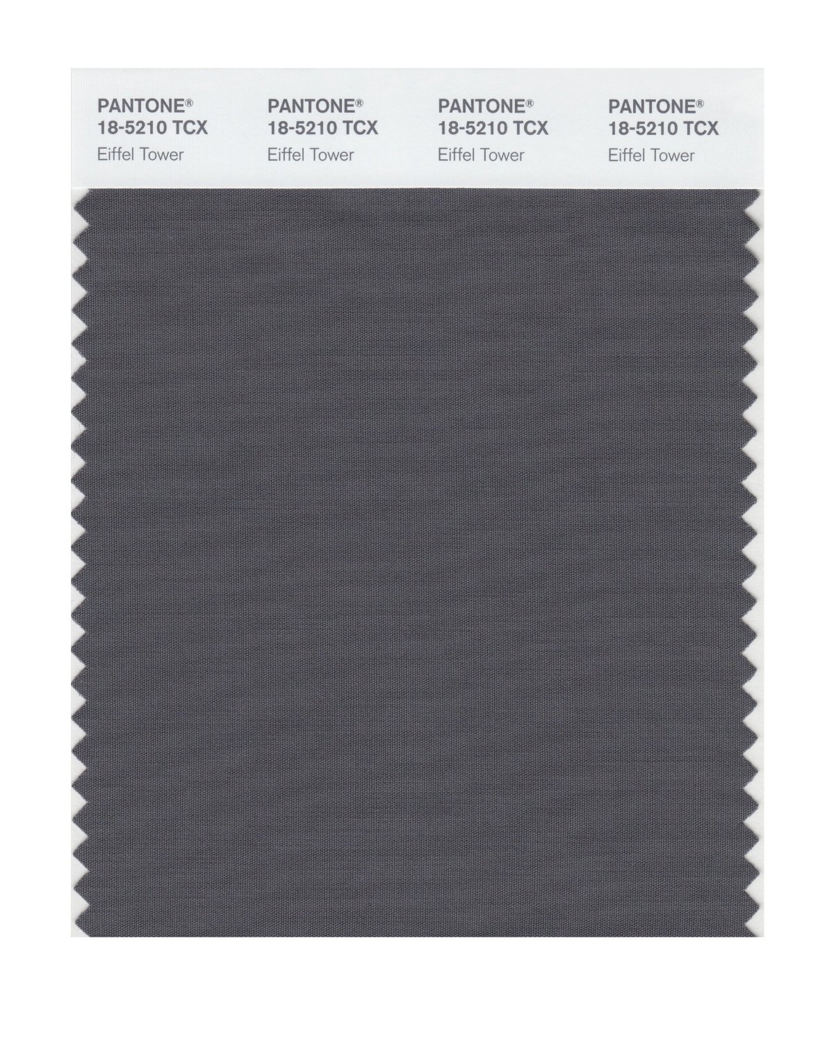 Pantone Cotton Swatch 18-5210 Eiffel Tower