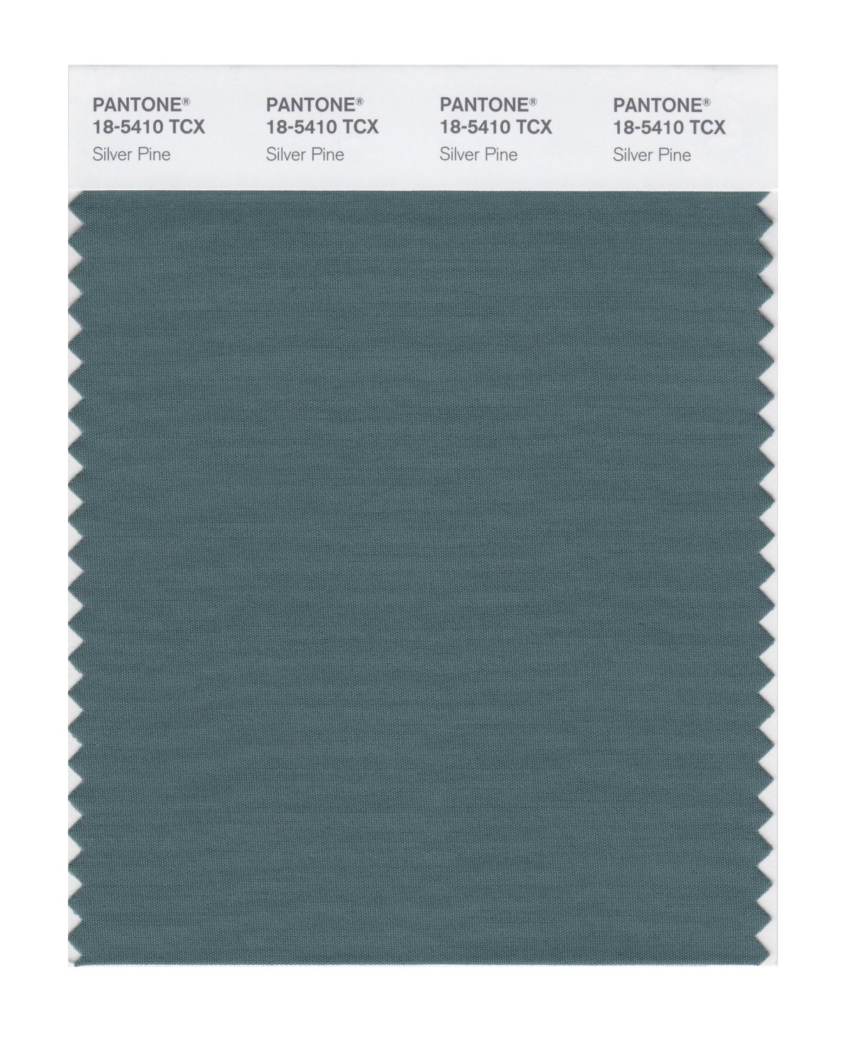 Pantone Cotton Swatch 18-5410 Silver Pine