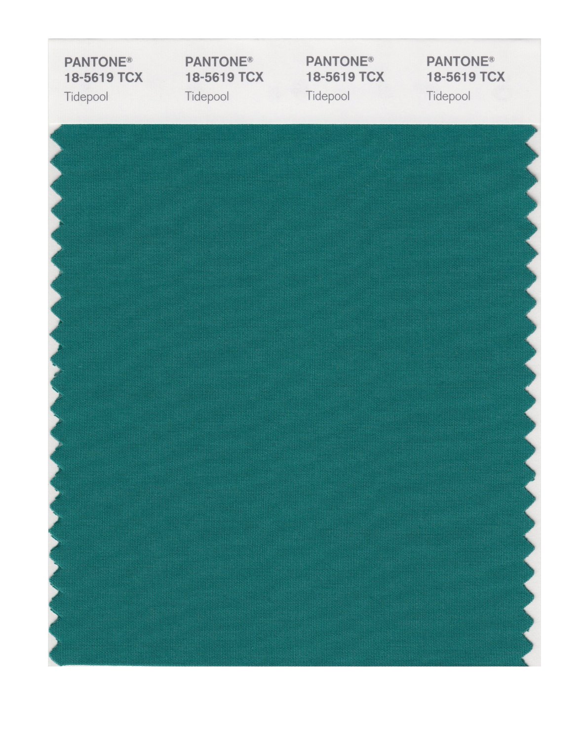 Pantone Cotton Swatch 18-5619 Tidepool