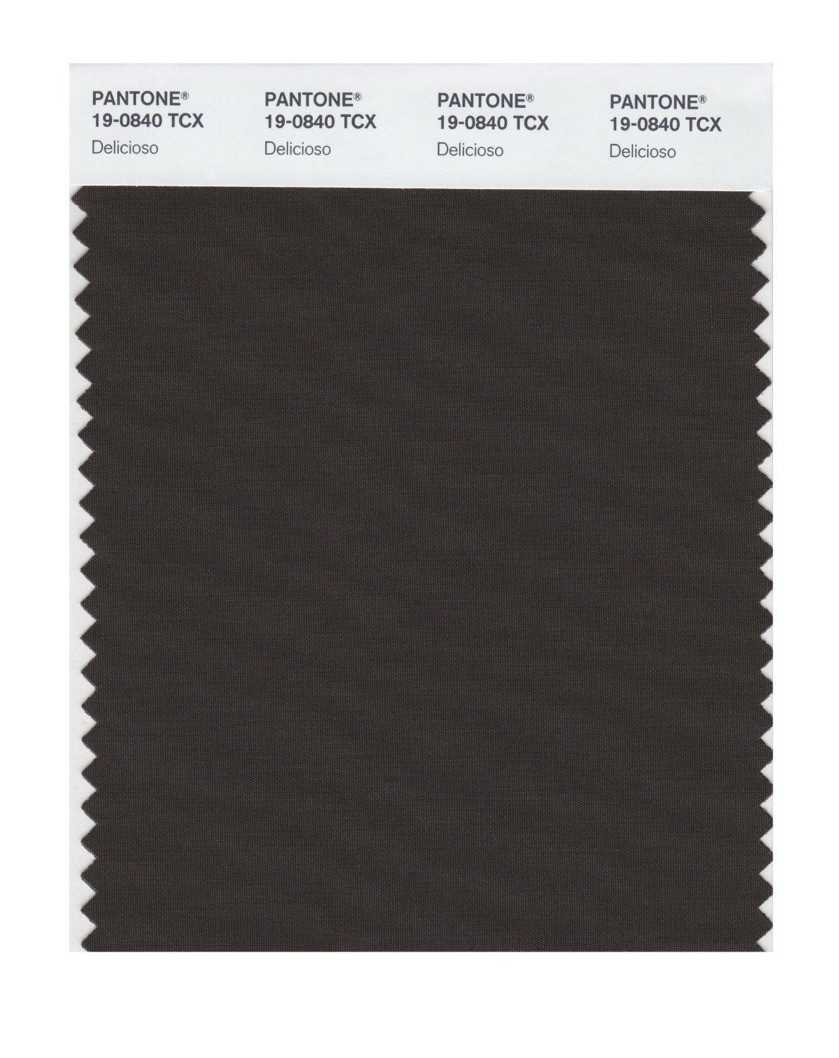 Pantone Cotton Swatch 19-0840 Delicioso