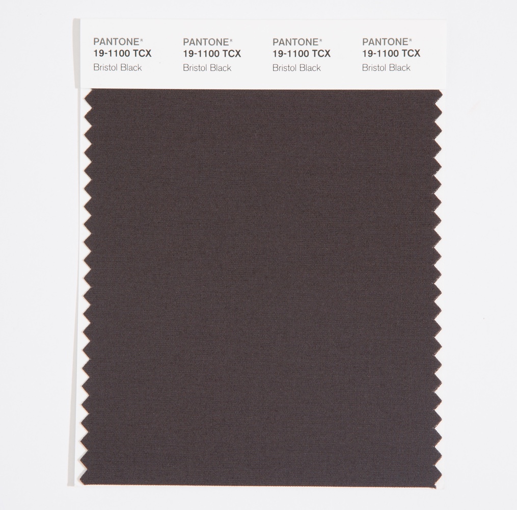 Pantone Cotton Swatch 19-1100 Bristol Black