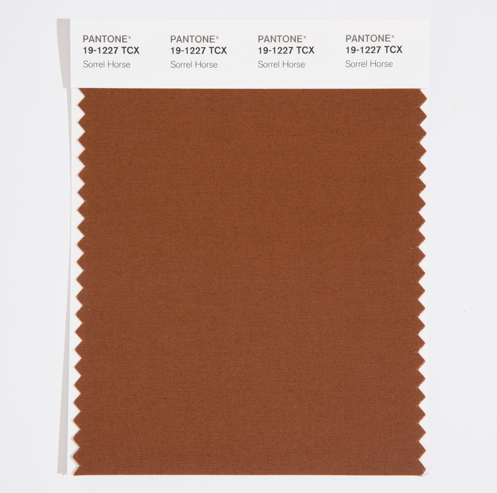 Pantone Cotton Swatch 19-1227 Sorrel Horse