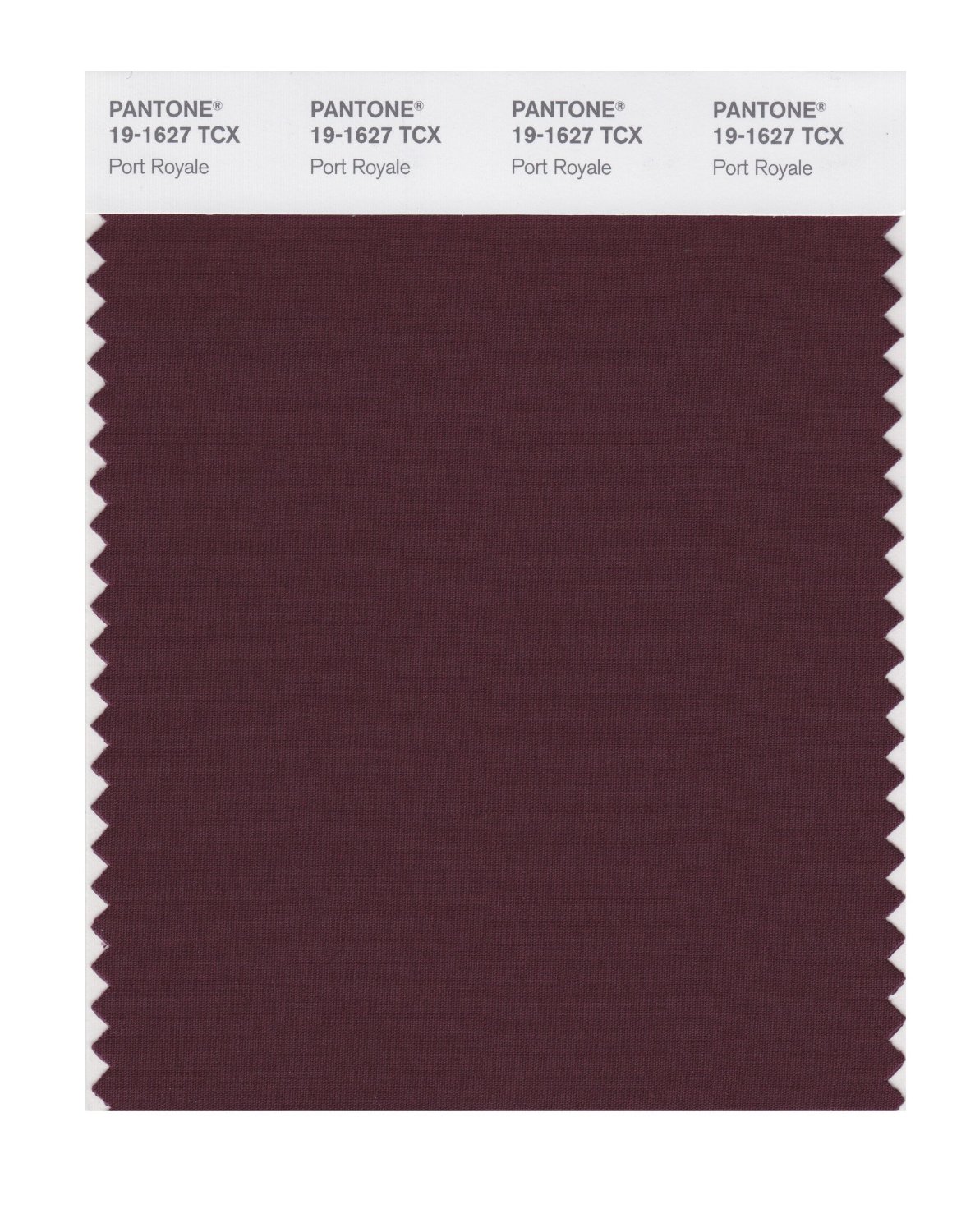 Pantone Cotton Swatch 19-1627 Port Royale