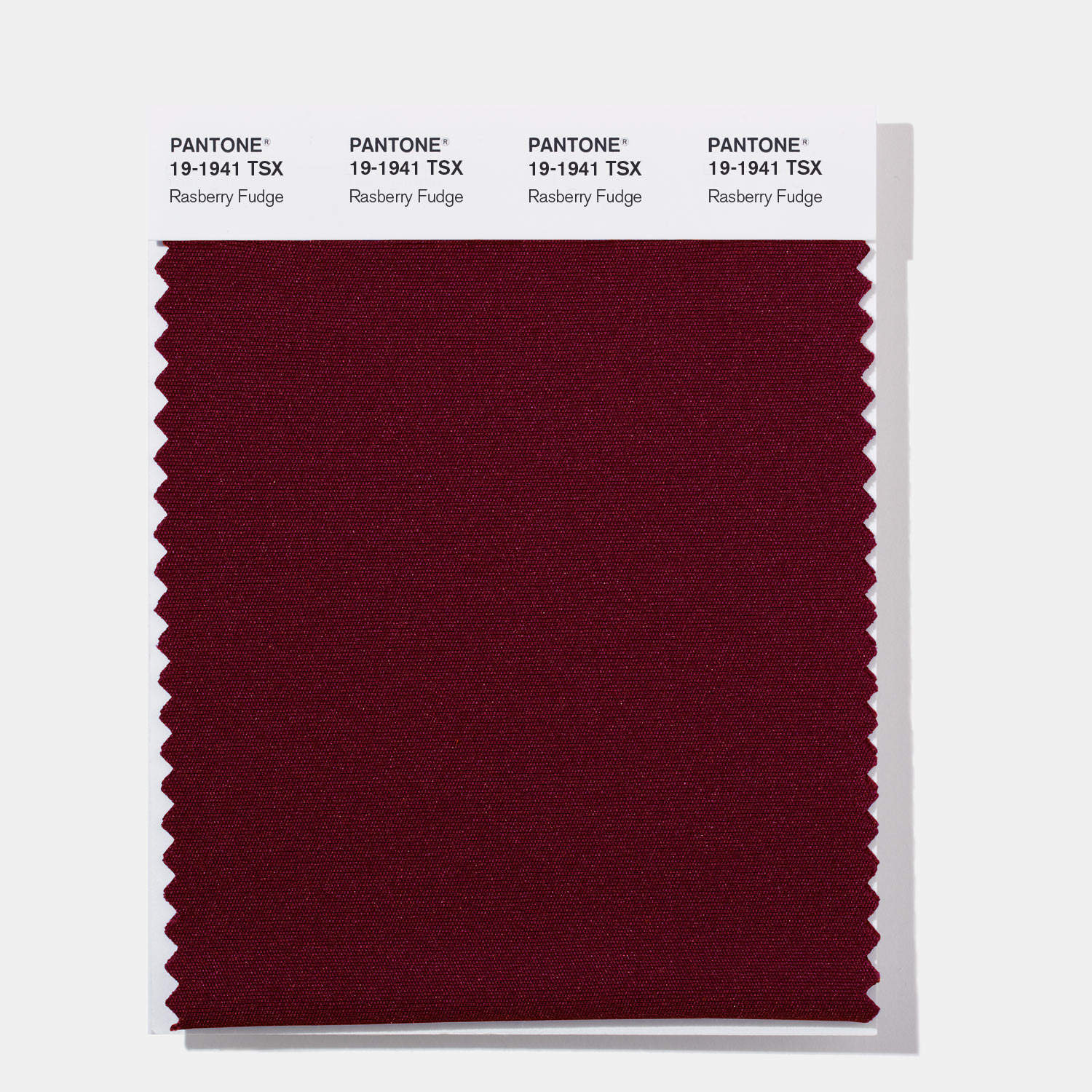 Pantone Polyester Swatch 19-1941 Rasberry Fud