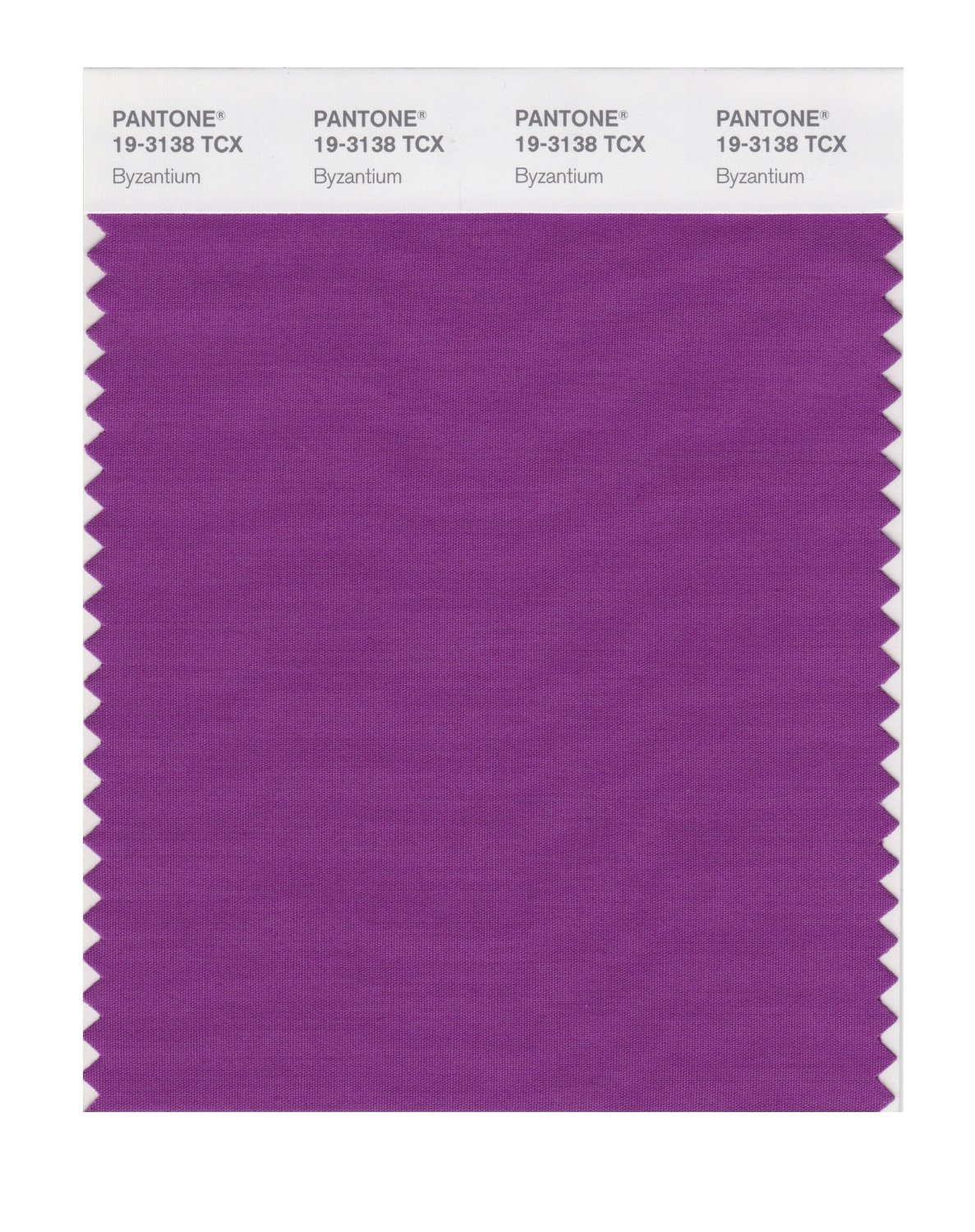 Pantone Cotton Swatch 19-3138 Byzantium