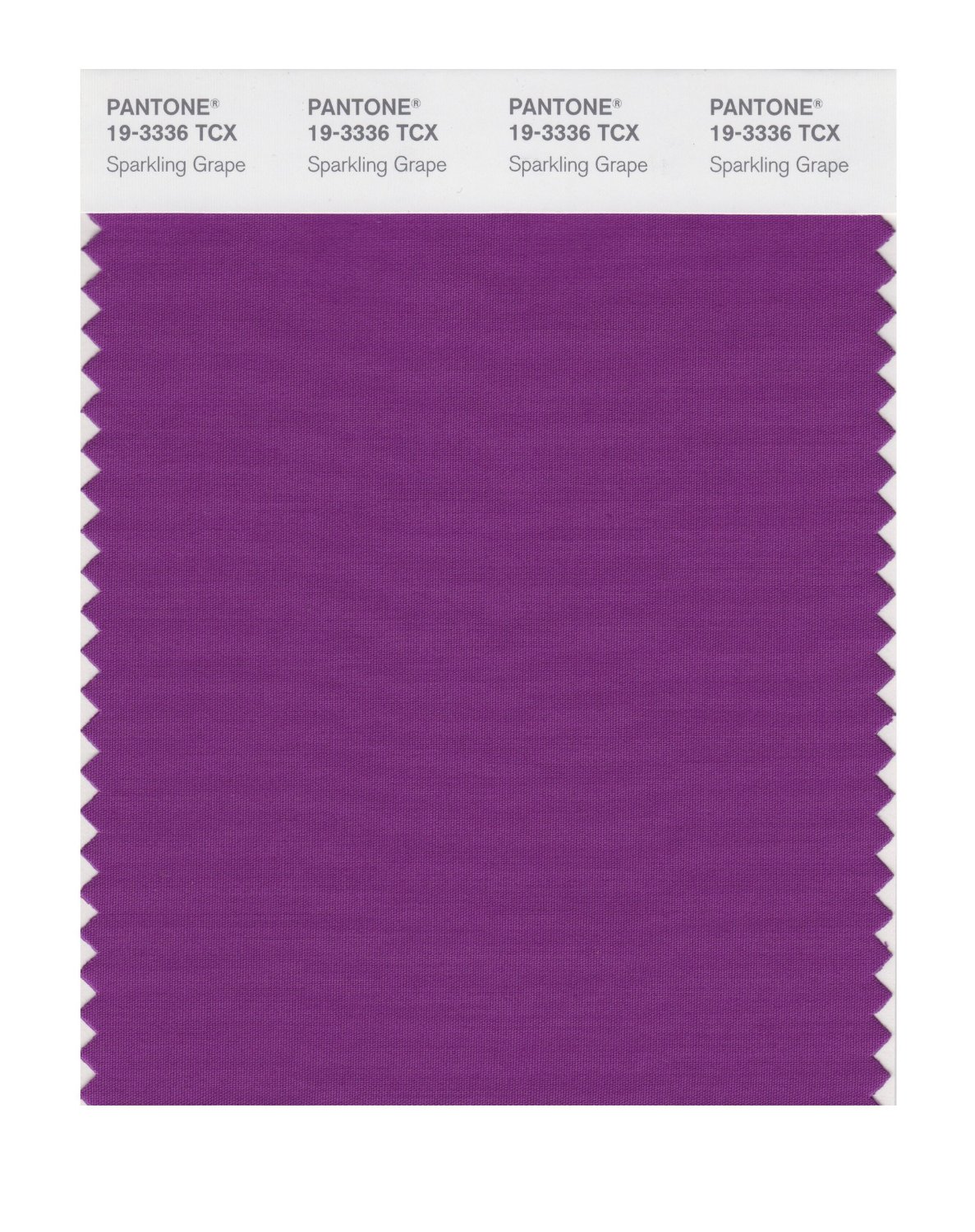 Pantone Cotton Swatch 19-3336 Sparkling Grape