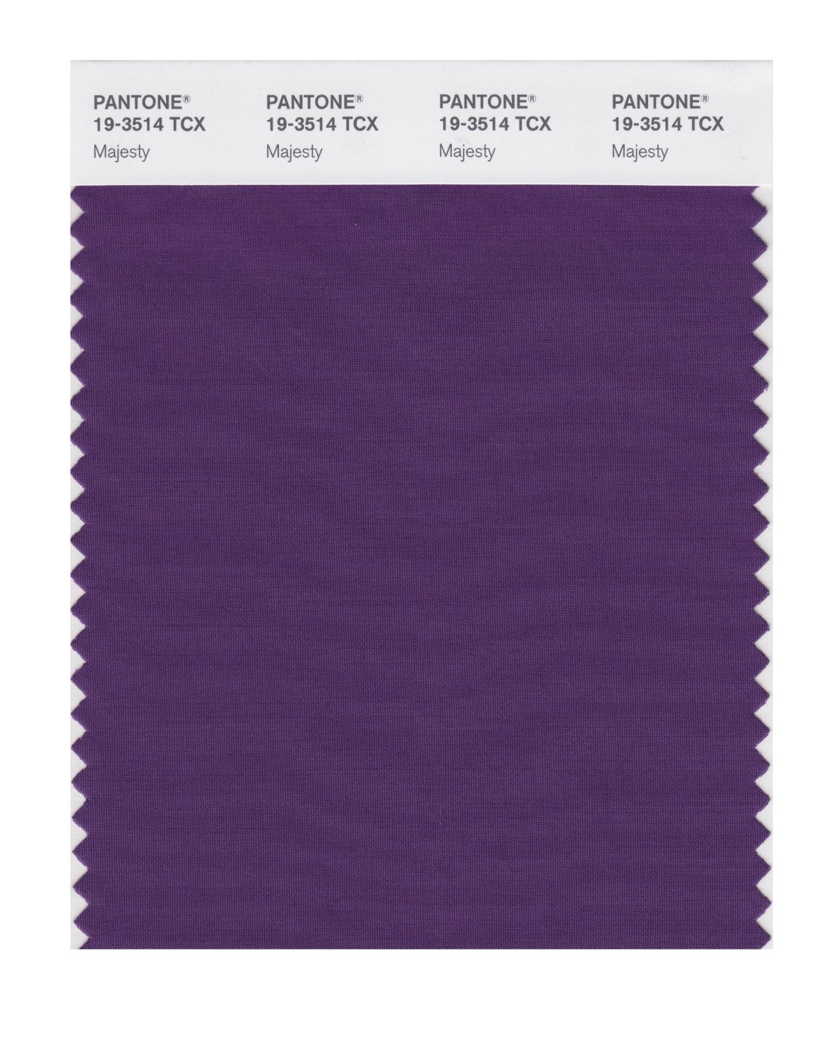 Pantone Cotton Swatch 19-3514 Majesty