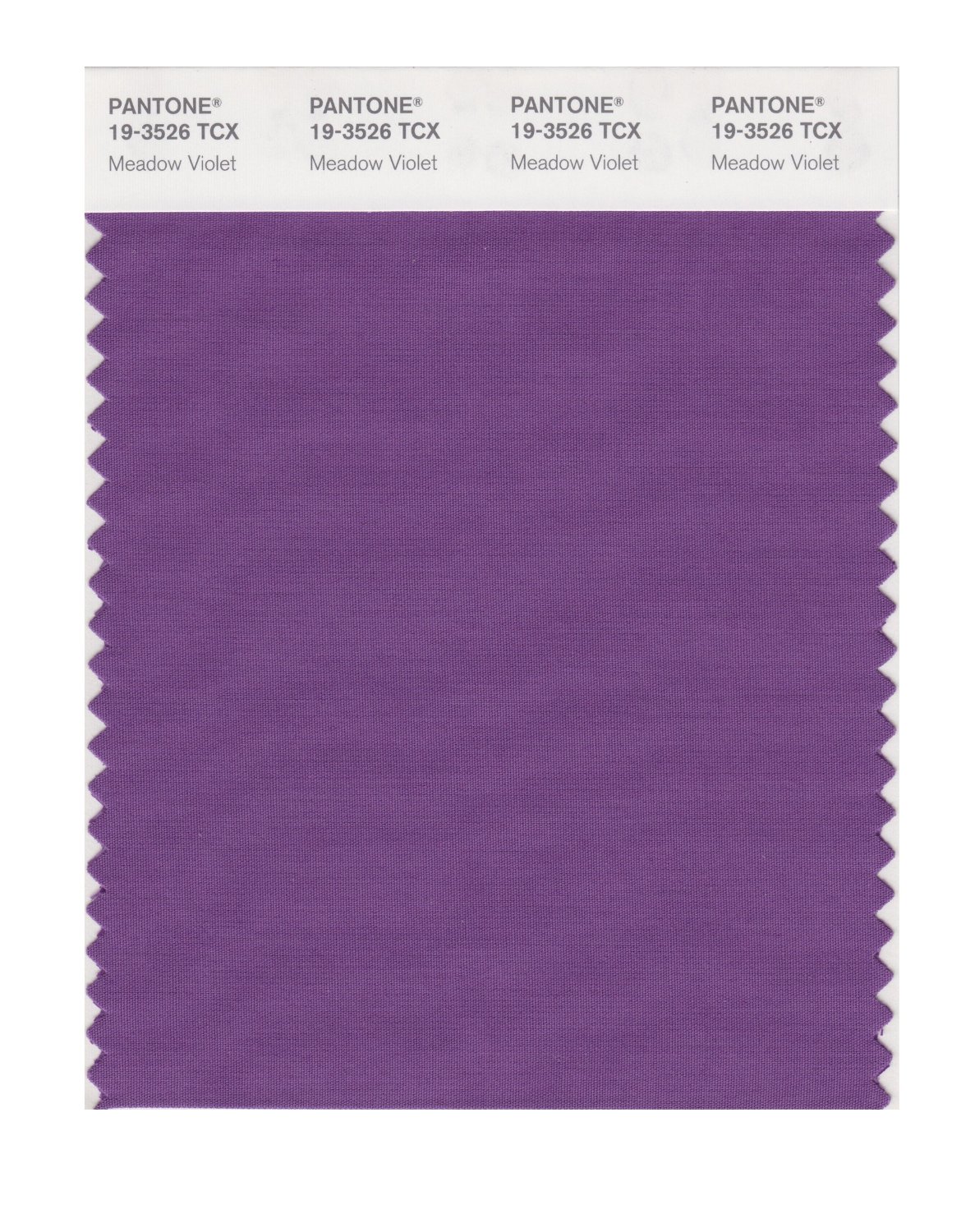 Pantone Cotton Swatch 19-3526 Meadow Violet