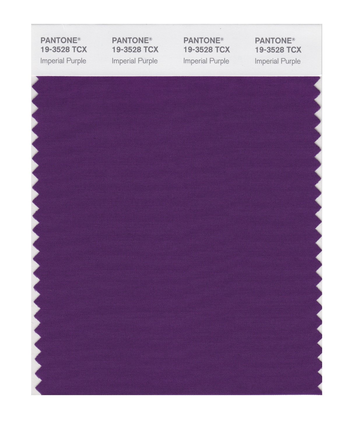 Pantone Cotton Swatch 19-3528 Imperial Purple