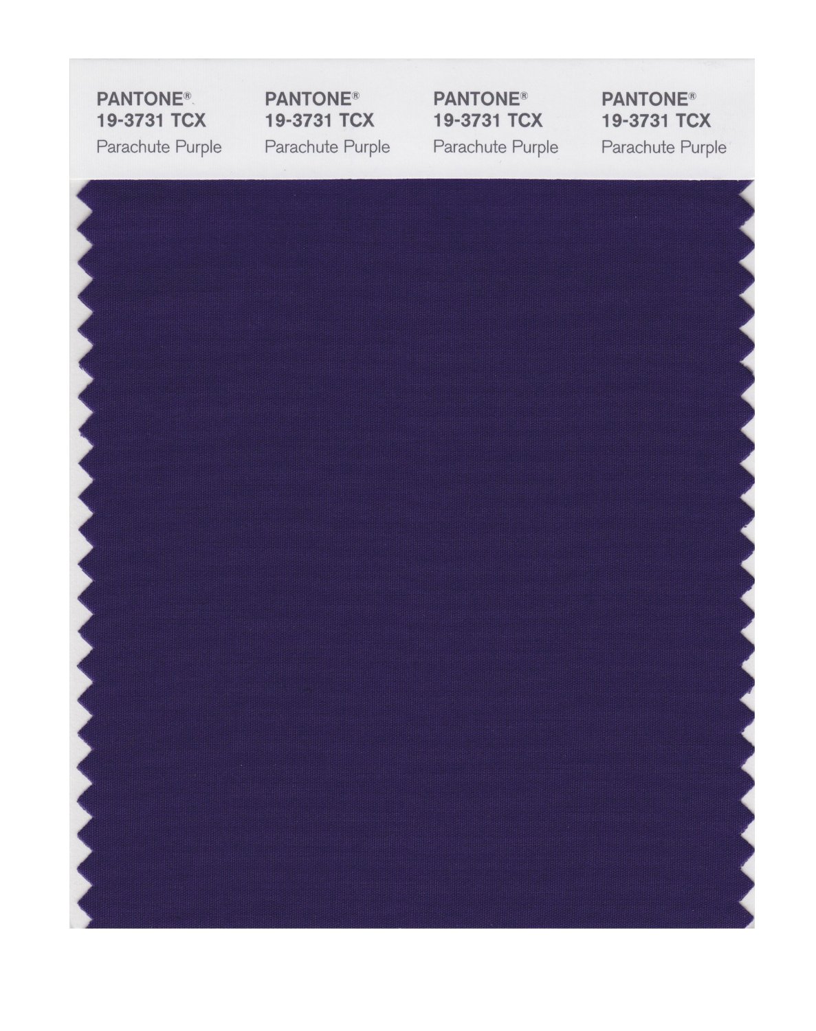 Pantone Cotton Swatch 19-3731 Parachute Purpl