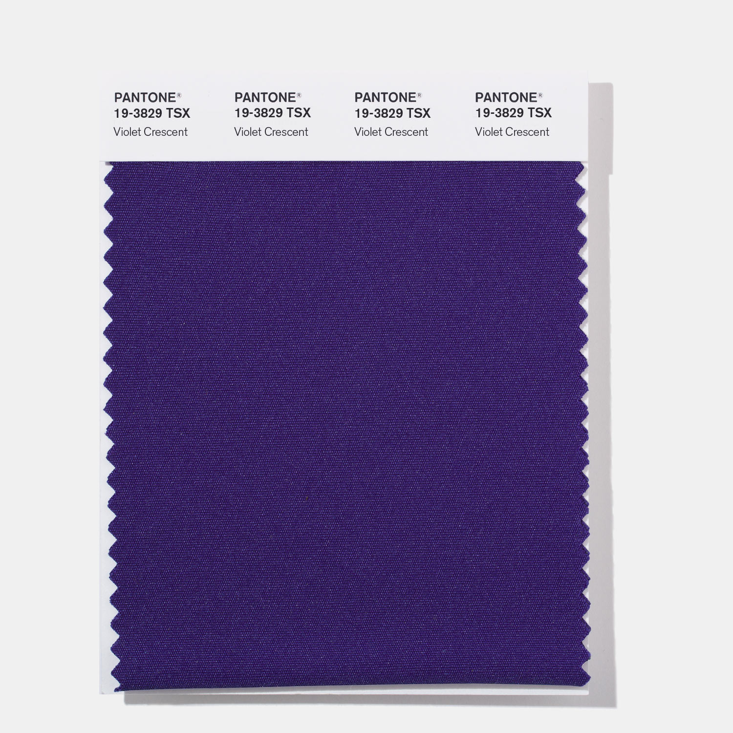 Pantone Polyester Swatch 19-3829 Violet Cresc
