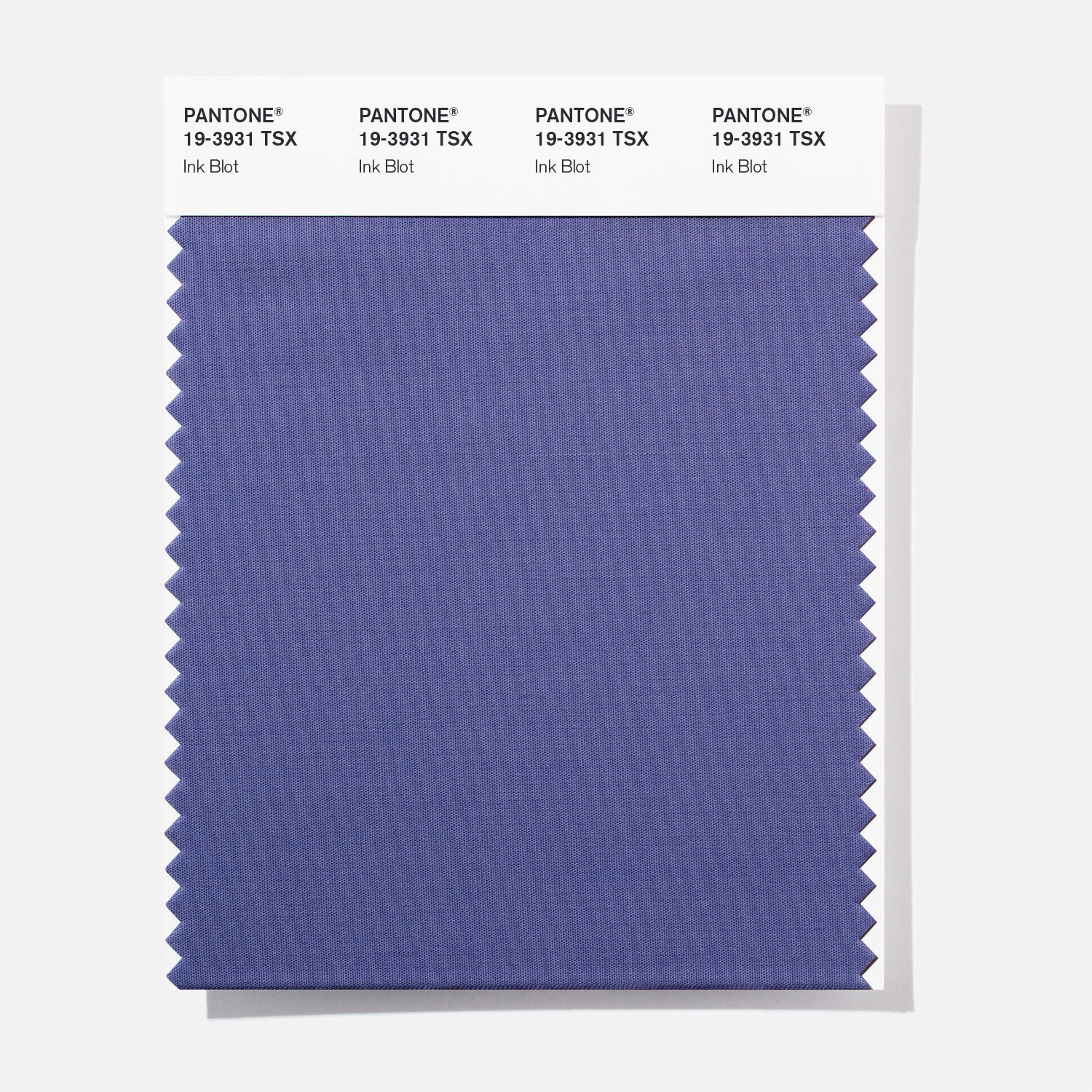 Pantone Polyester Swatch 19-3931 Ink Blot