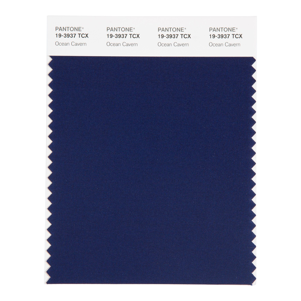 Pantone Cotton Swatch 19-3937 Ocean Cavern