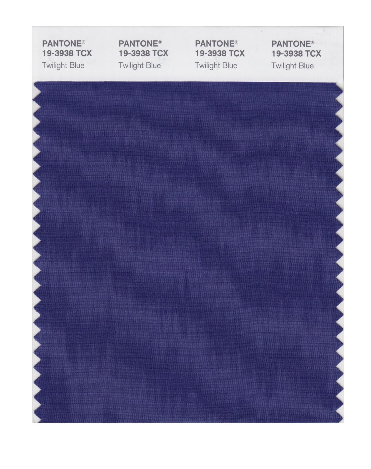 Pantone Cotton Swatch 19-3938 Twilight Blue