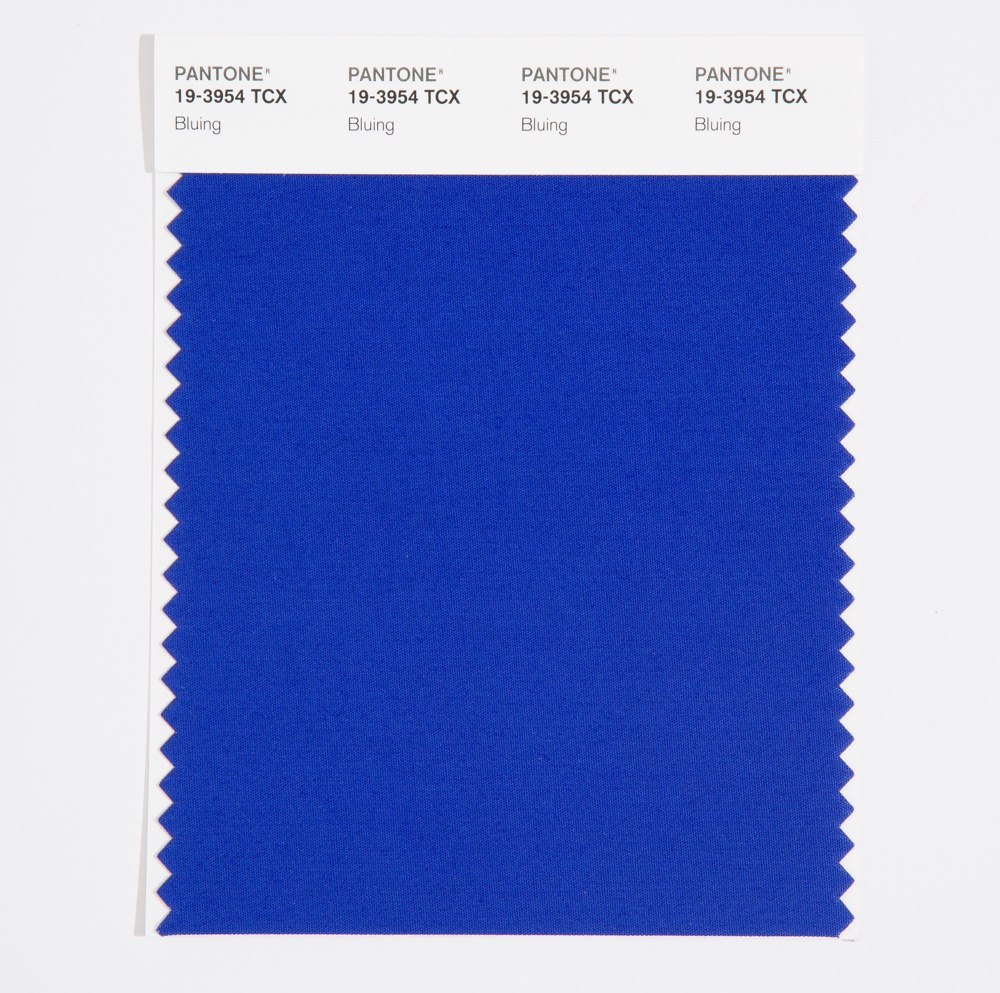 Pantone Cotton Swatch 19-3954 Bluing