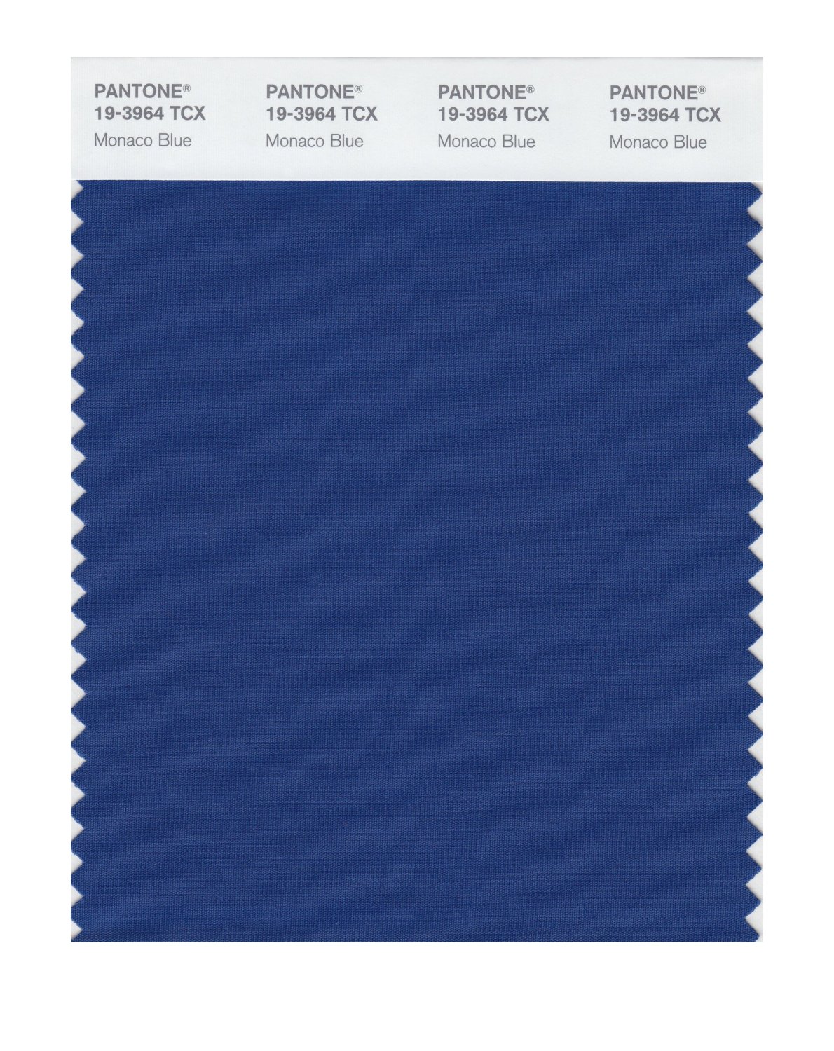 Pantone Cotton Swatch 19-3964 Blue Quartz