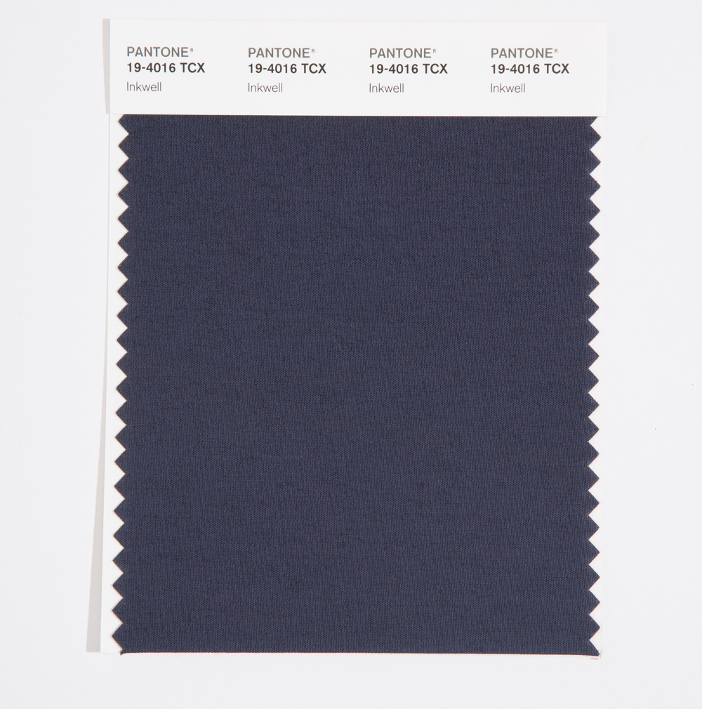 Pantone Cotton Swatch 19-4016 Inkwell