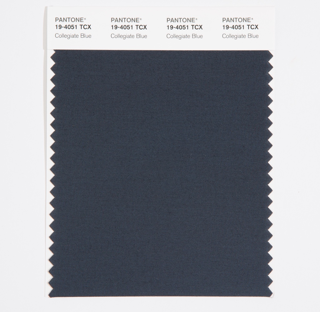 Pantone Cotton Swatch 19-4051 Collegiate Blue