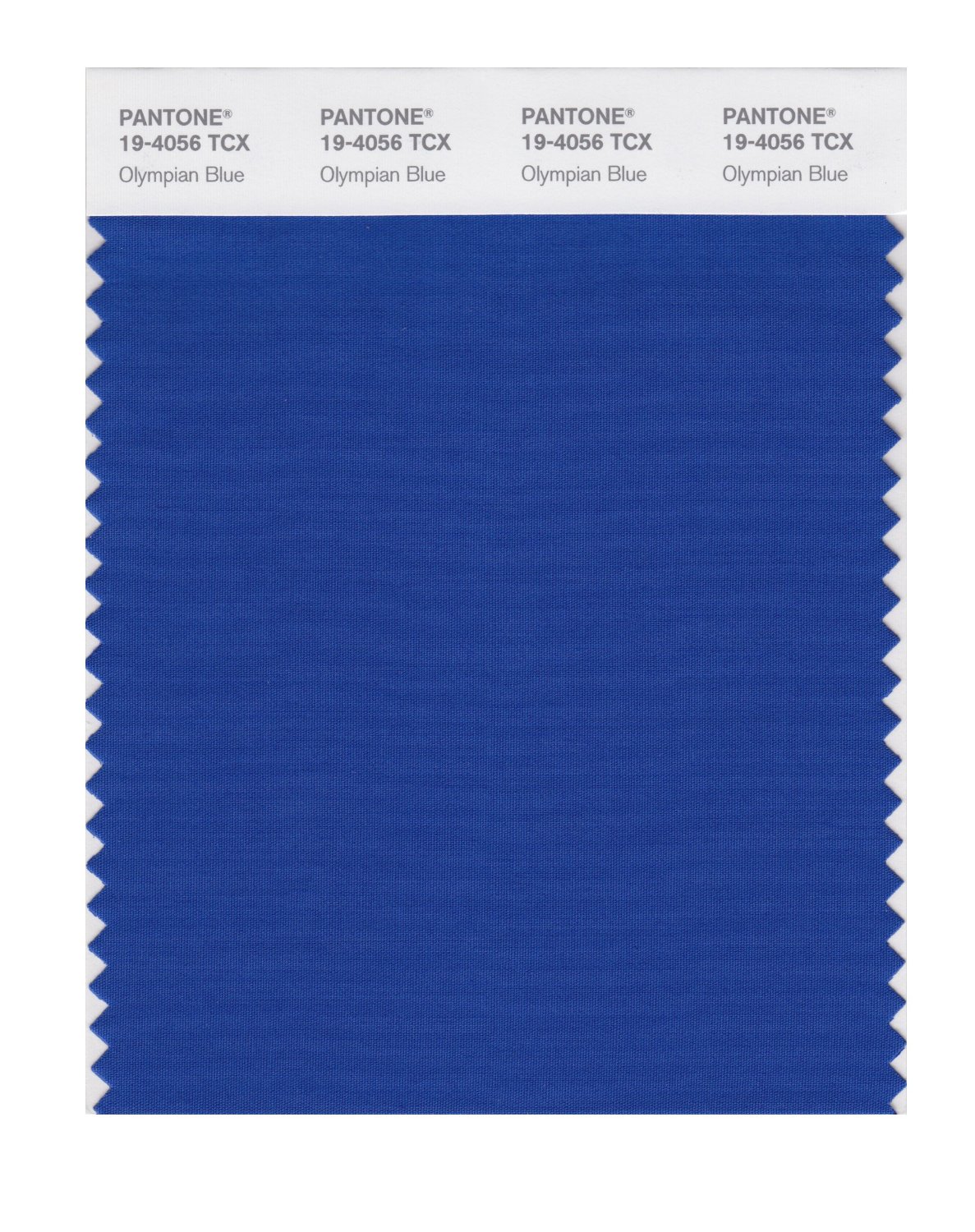 Pantone Cotton Swatch 19-4056 Blue Iolite