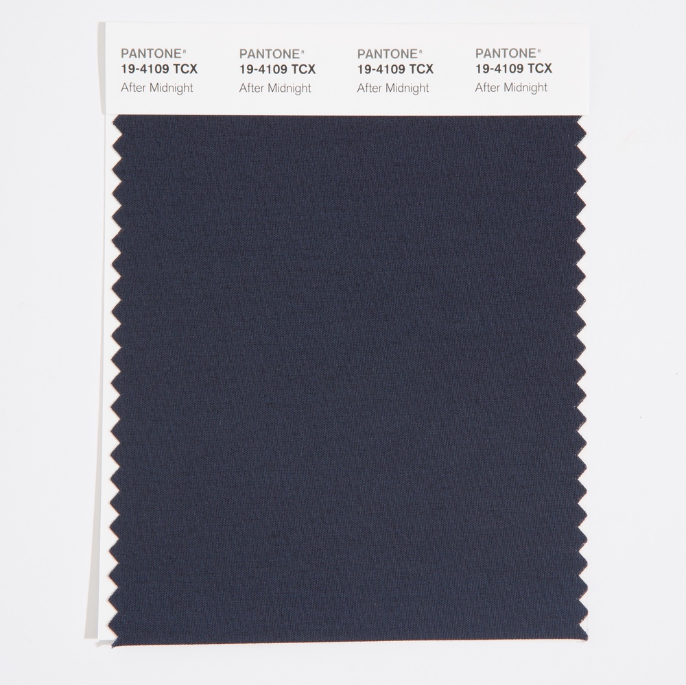 Pantone Cotton Swatch 19-4109 After Midnight