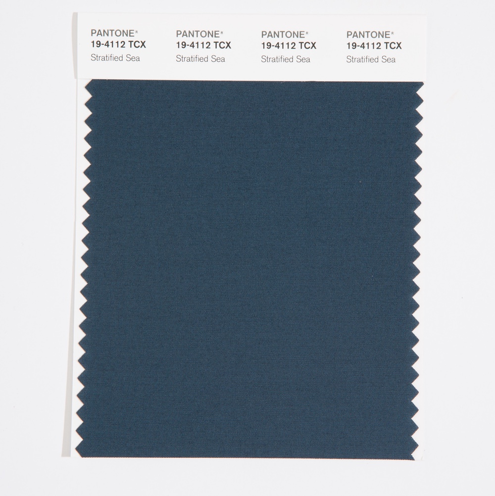 Pantone Cotton Swatch 19-4112 Stratified Sea