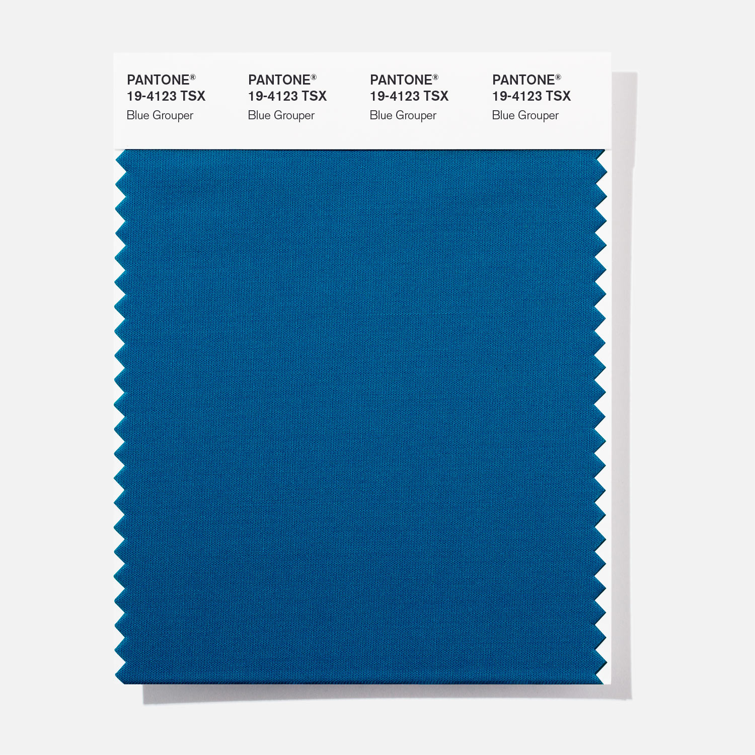 Pantone Polyester Swatch 19-4123 Blue Grouper