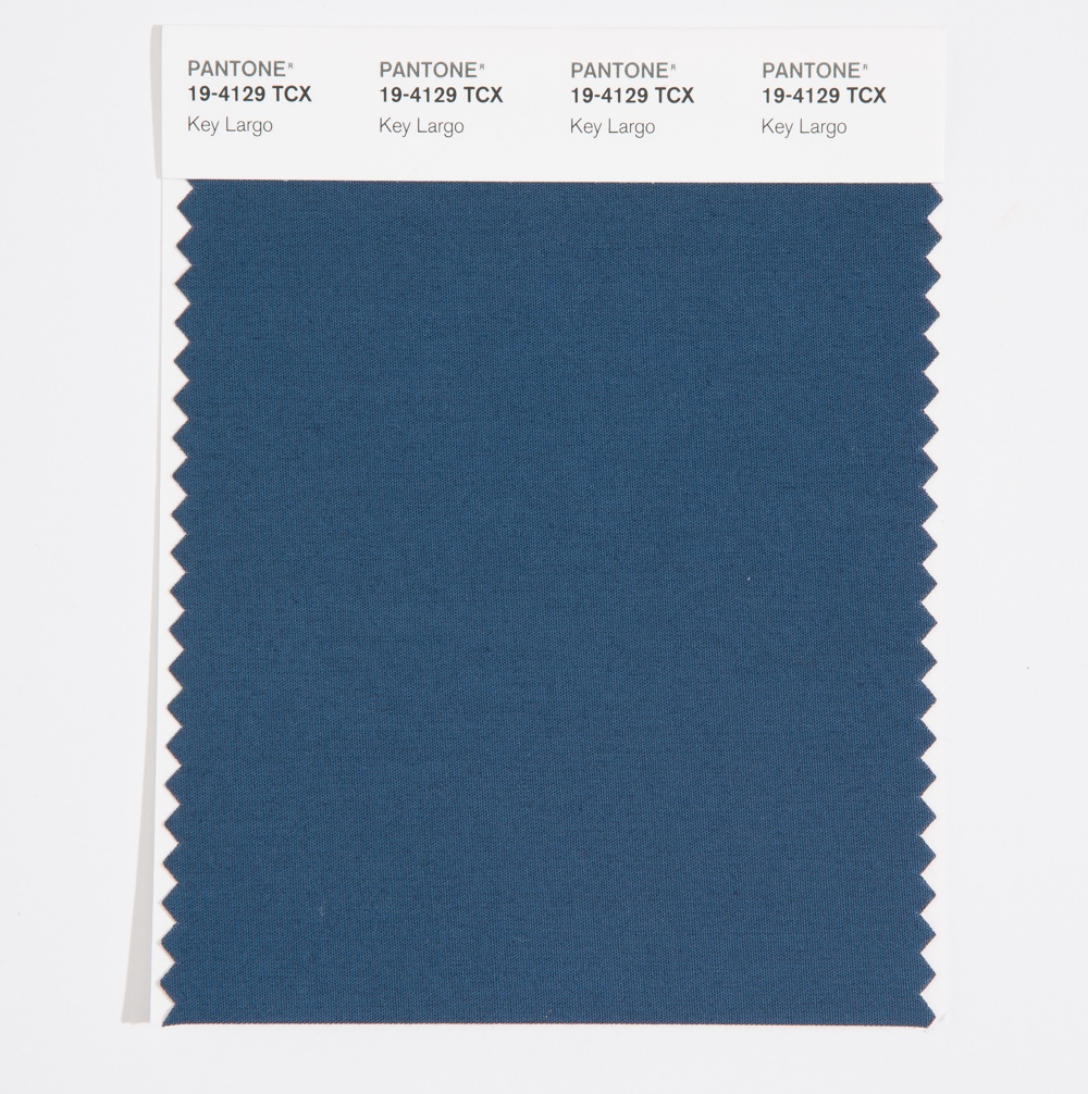 Pantone Cotton Swatch 19-4129 Key Largo