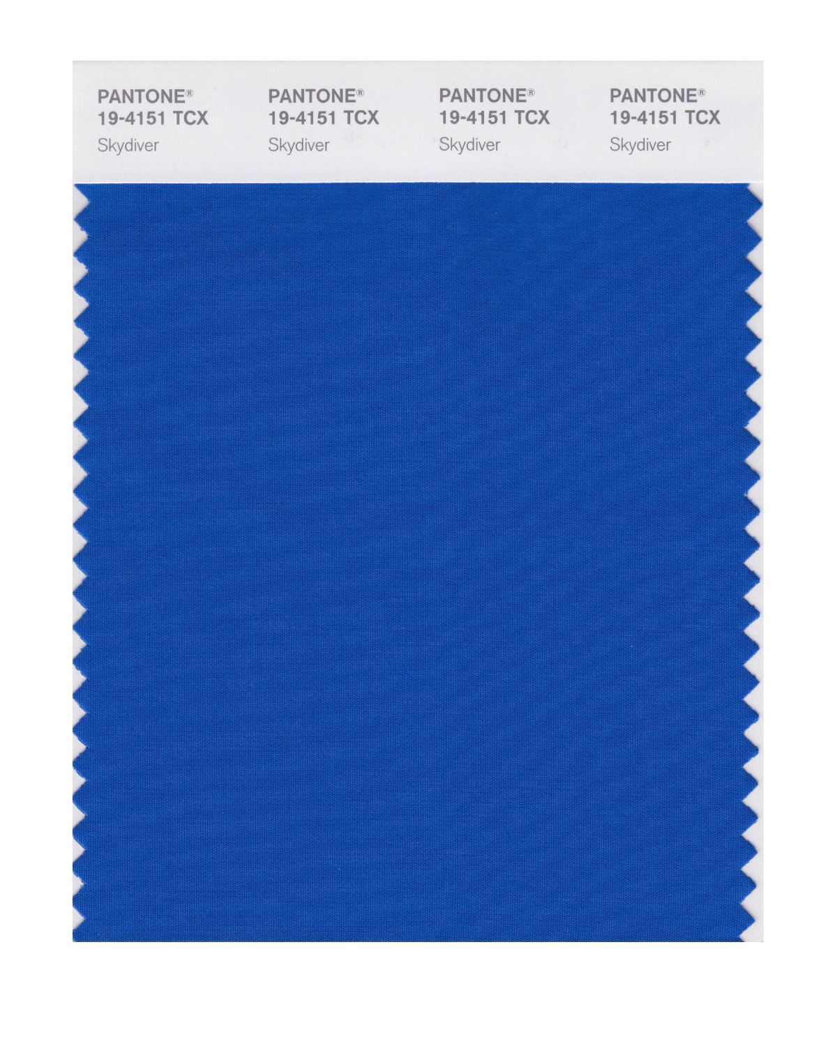 Pantone Cotton Swatch 19-4151 Skydiver