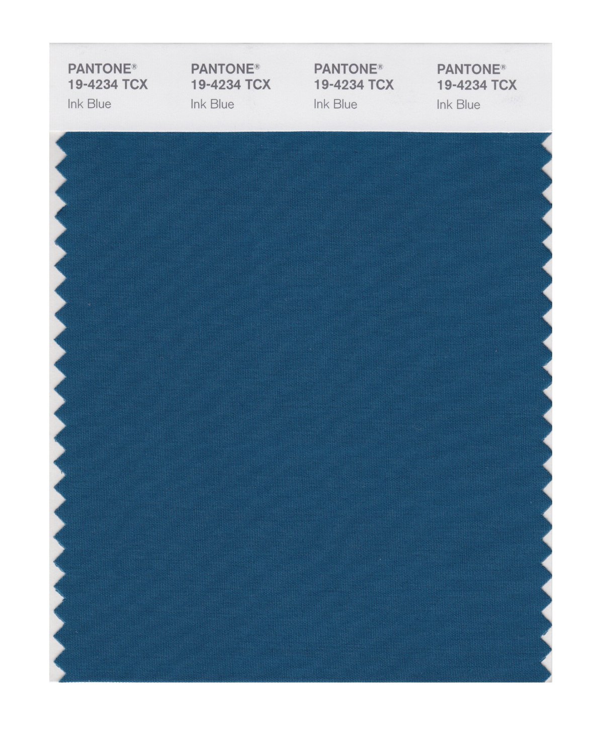 Pantone Cotton Swatch 19-4234 Ink Blue
